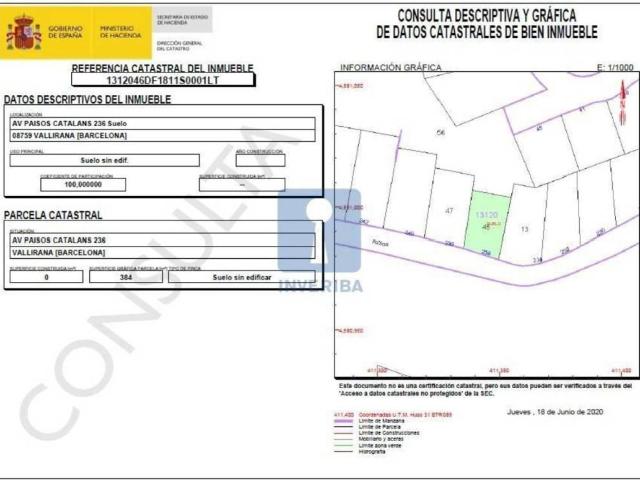 Terreno en venta en Baix Llobregat, Catalunya