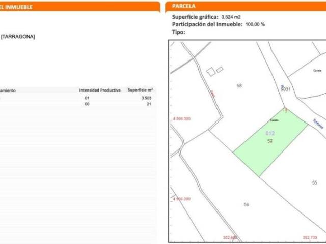Terreno en venta en Alt Camp, Catalunya