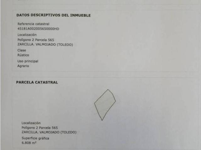 Terreno en venta en Valmojado, Castilla-La Mancha