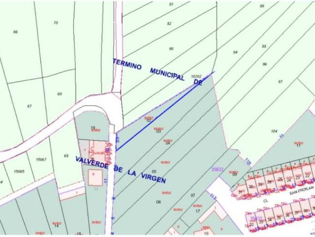 Terreno en venta en Valverde De La Virgen, Castilla y León