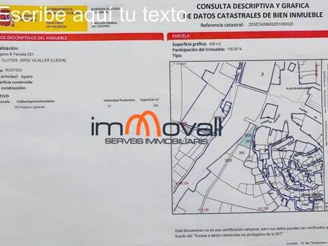 Terreno en venta en Alta Ribagorça, Catalunya