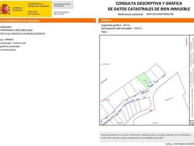 Terreno en venta en la Safor, Valencia