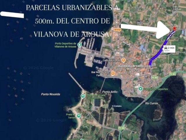 Terreno en venta en Vilanova de Arousa, O Salnés