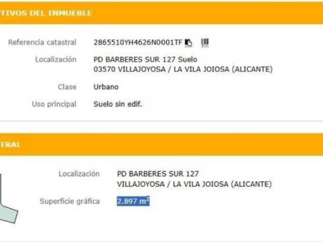 Terreno en venta en la Marina Baixa, Valencia