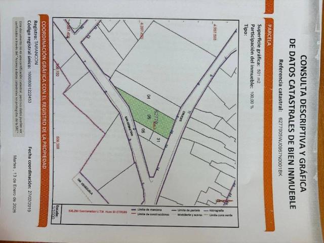 Terreno en venta en Villamayor De Santiago, Cuenca