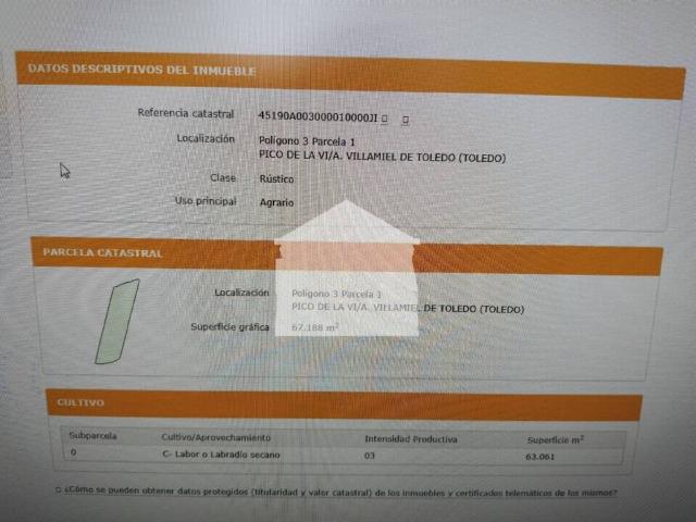 Terreno en venta en Villamiel De Toledo Terreno en venta en Villamiel De Toledo