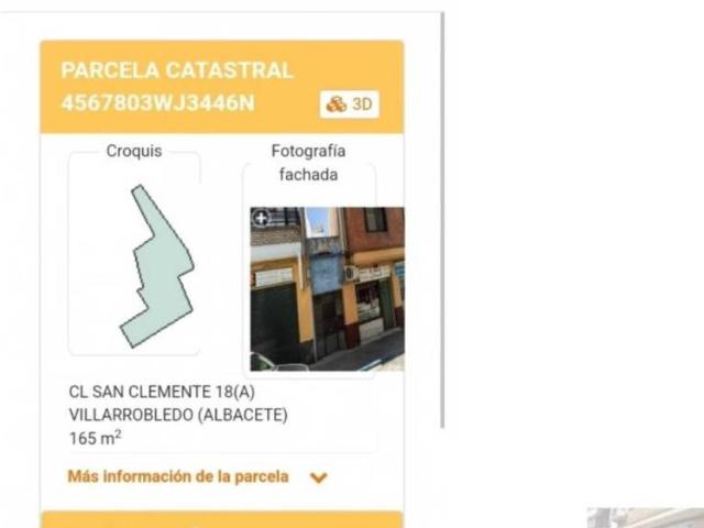 Terreno en venta en Villarrobledo, Castilla-La Mancha
