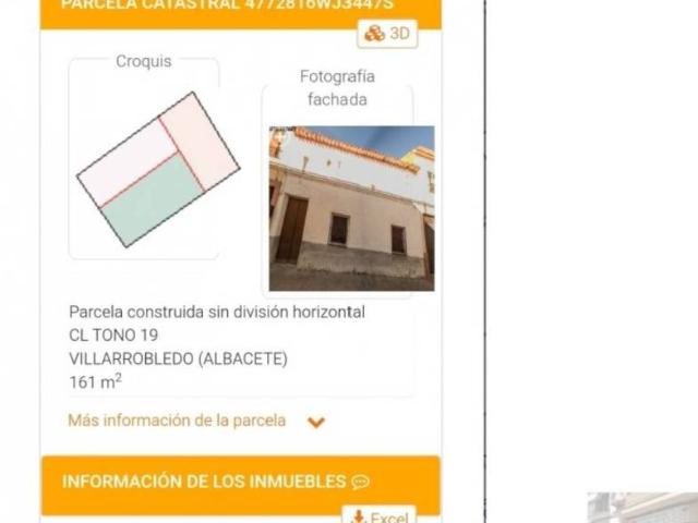 Terreno en venta en Villarrobledo, Castilla-La Mancha