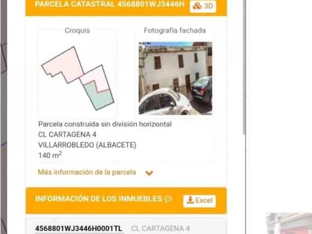 Terreno en venta en Villarrobledo, Castilla-La Mancha