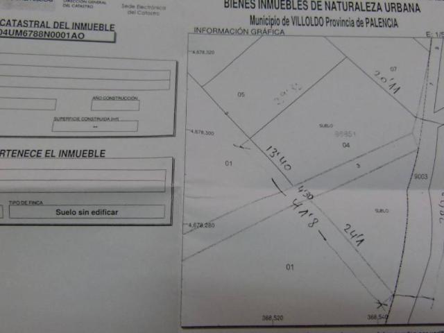Terreno en venta en Villoldo, Castilla y León
