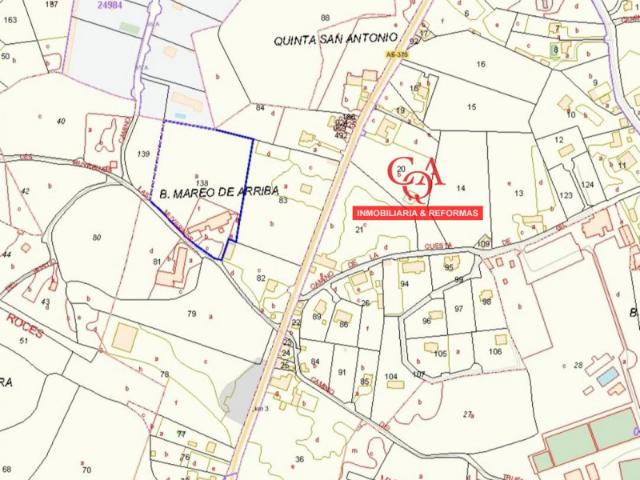 Terreno en venta en Mareo de Riba, Gijón