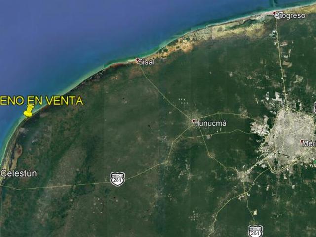 TERRENO EN VENTA MÉRIDA, FRENTE A LA PLAYA EL PALMAR