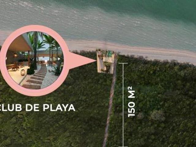 TERRENO EN VENTA MÉRIDA, RESIDENCIAL EN CELESTUN A 150 M DE PLAYA