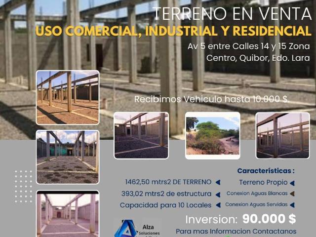 Terreno en venta en Iribarren, Lara