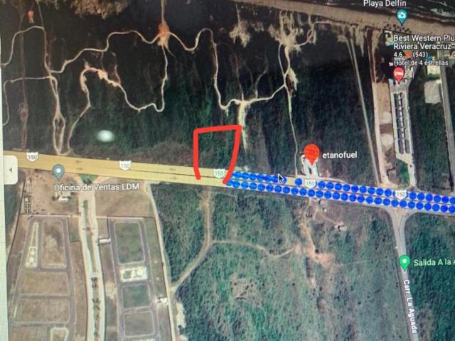 Terreno en renta en Alvarado, Veracruz