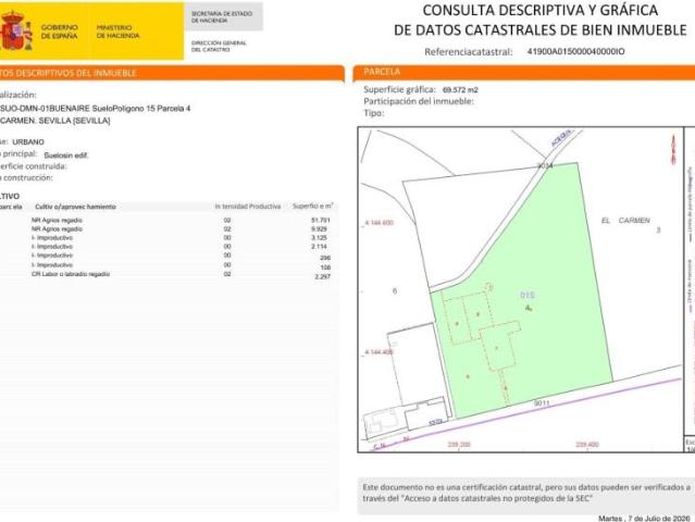 Terreno en venta en Casco Antiguo, Sevilla
