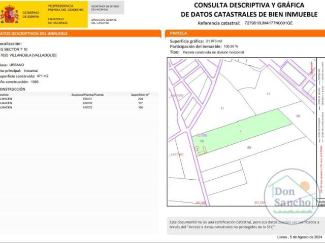 Terreno en venta en Villanubla, Castilla y León