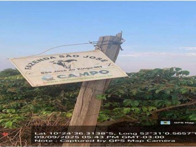 Terreno venda em Região Geográfica Imediata de Confresa - Vila Rica, São José do Xingu