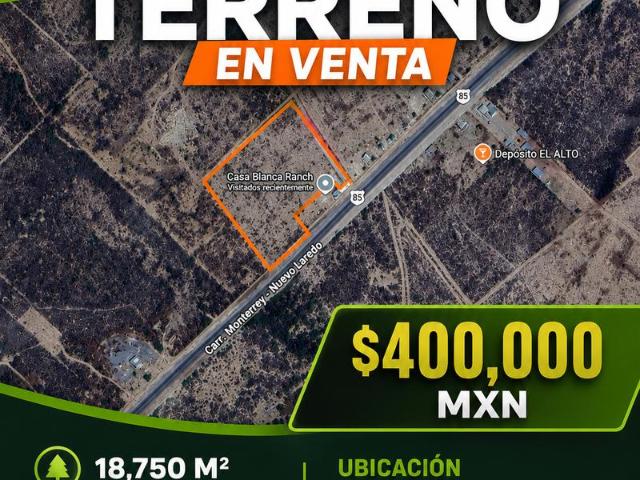 Terreno en venta en Vallecillo, Nuevo León