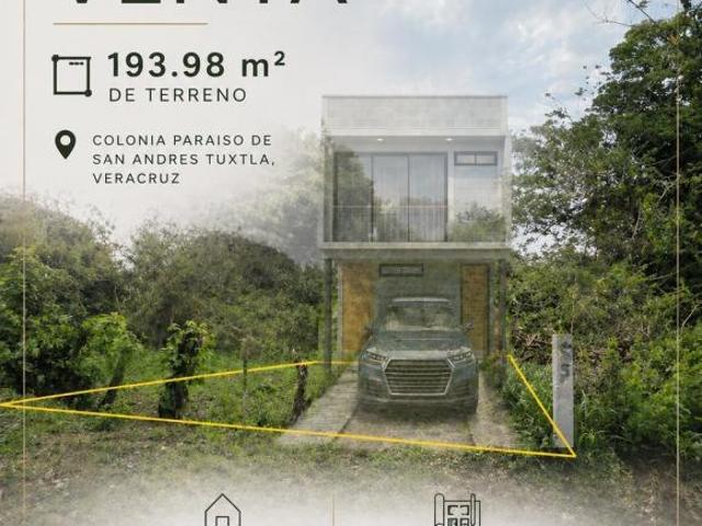 Terreno en venta en San Andrés Tuxtla, Veracruz