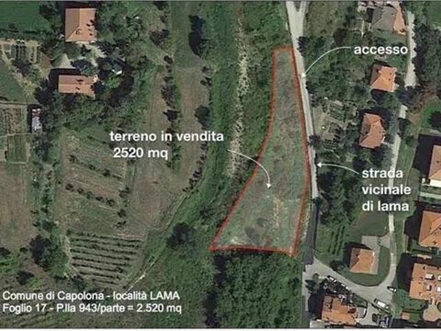 Terreno in vendita a Lama, Capolona