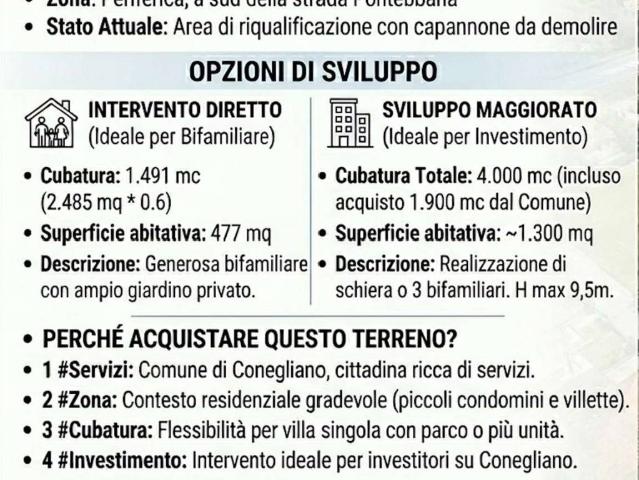 Terreno in vendita a Monticella, Conegliano