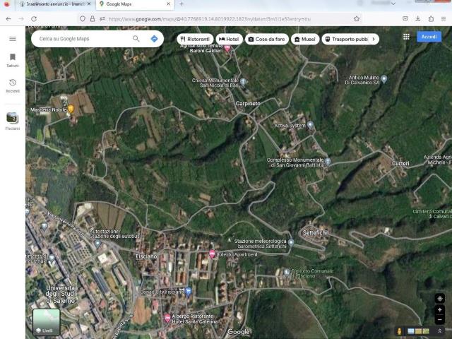 Terreno in vendita a Carpineto, Fisciano