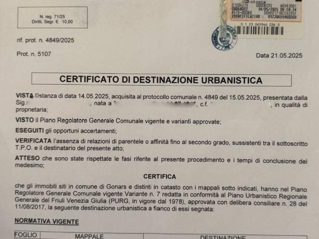 Terreno in vendita a Gonars, Friuli-Venezia Giulia