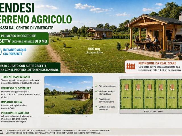 Terreno in vendita a San Maurizio, Vimercate