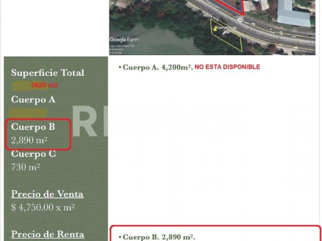 Terreno en renta en Carmen, Campeche