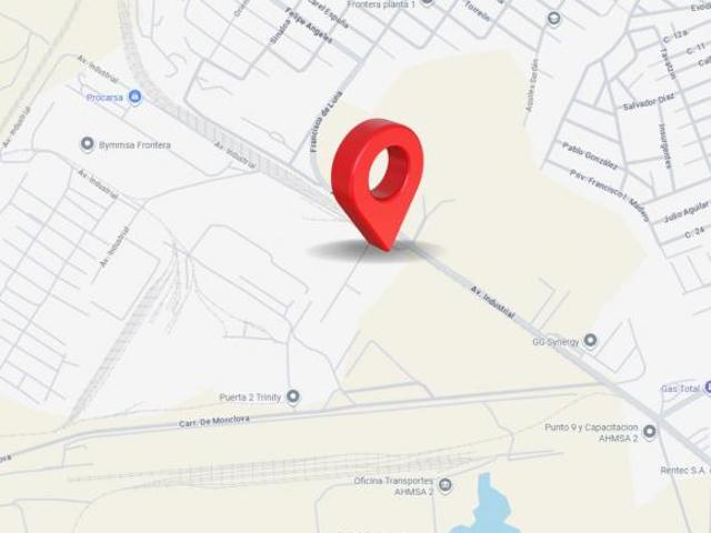 Terreno industrial a un lado de TRINITY puerta 2