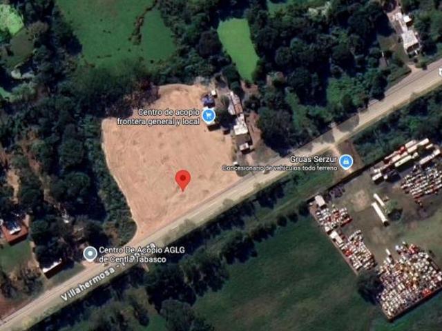 TERRENO INDUSTRIAL EN VENTA EN CARR VILLAHERMOSA FRONTERA F 1110