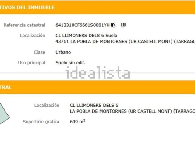 Terreno en venta en el Castell de Montornès, la Pobla de Montornès