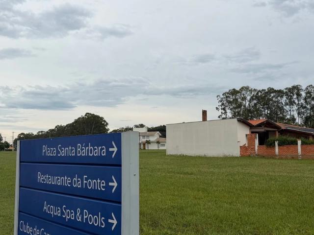 Terreno venda em Santa Bárbara Resort Residence, Águas de Santa Bárbara