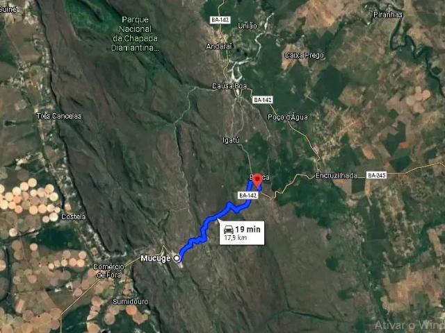 Terreno venda em Região Geográfica Imediata de Itaberaba, Andaraí