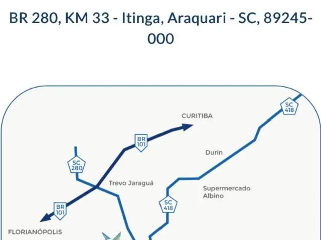 Terreno venda em Região Geográfica Imediata de Joinville, Araquari