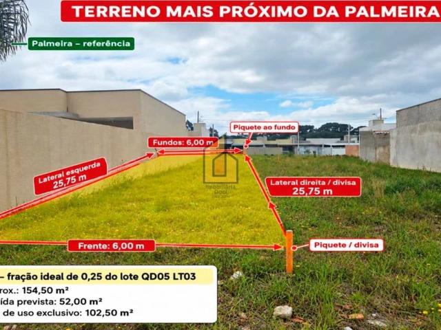 Terreno venda em Araucária, Região Geográfica Intermediária de Curitiba