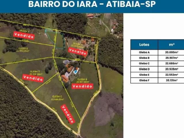 Terreno venda em Região Imediata de Bragança Paulista, Atibaia