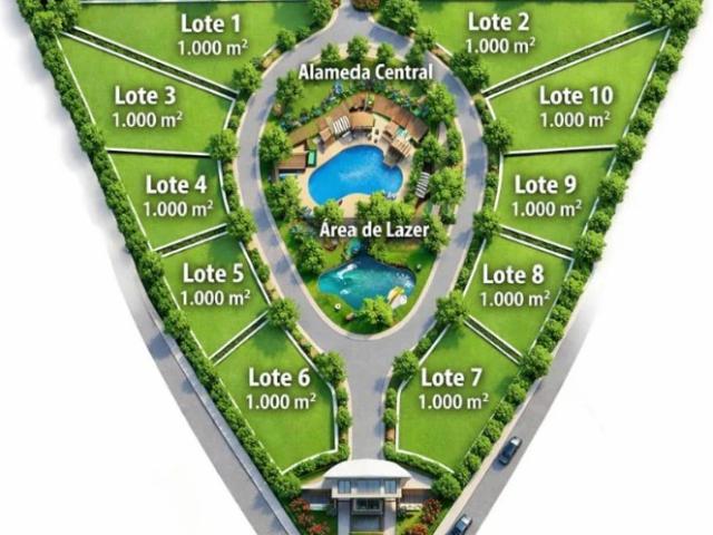 Terreno venda em Condomínio Quintas da Alvorada, Jardim Botânico