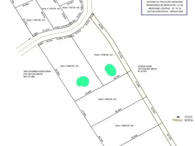 Terreno venda em Região Geográfica Imediata de São Bento do Sul-Rio Negrinho, Campo Alegre