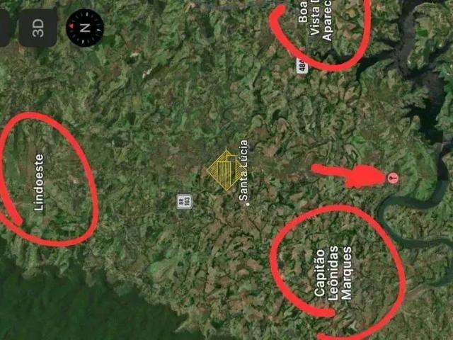Terreno venda em Região Geográfica Imediata de Cascavel, Capitão Leônidas Marques