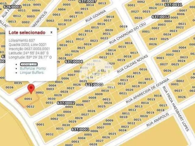 Terreno venda em Cascavel, Região Geográfica Intermediária de Cascavel