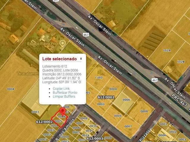 Terreno venda em Cascavel, Região Geográfica Intermediária de Cascavel