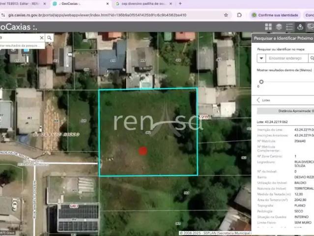 Terreno venda em Região Geográfica Imediata de Caxias do Sul, Caxias do Sul