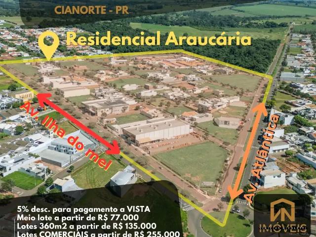 Terreno venda em Região Geográfica Imediata de Cianorte, Cianorte