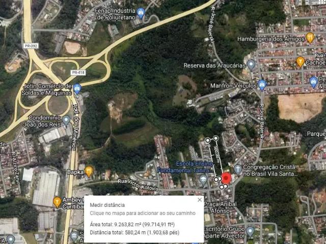 Terreno venda em Vila Nossa Senhora de Fátima, Curitiba