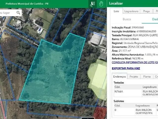 Terreno venda em Região Geográfica Imediata de Curitiba, Região Metropolitana de Curitiba