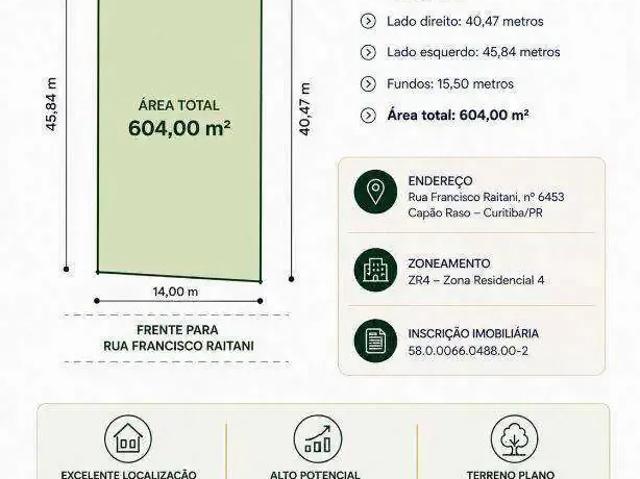 Terreno venda em Região Geográfica Imediata de Curitiba, Região Metropolitana de Curitiba