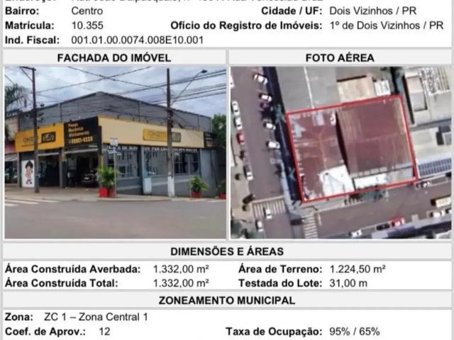 Terreno venda em Dois Vizinhos, Região Geográfica Intermediária de Cascavel