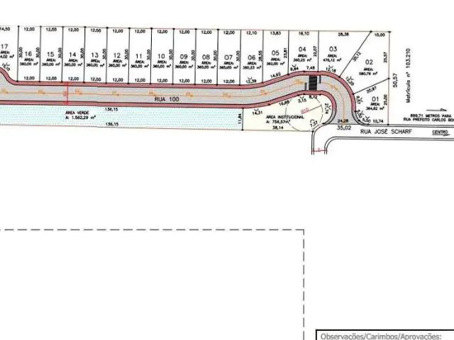 Terreno venda em Região Geográfica Imediata de Brusque, Guabiruba